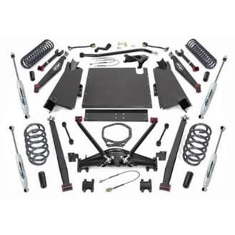 1997 to 2002 Jeep TJ Wrangler 4 Inch Long Arm Lift Kit with ES9000